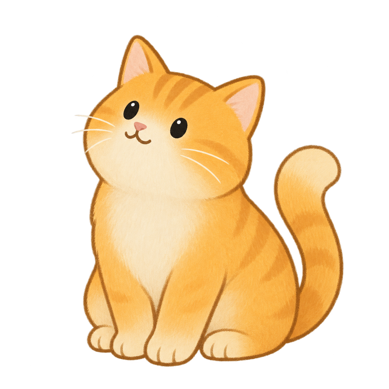 黄色猫咪陪伴实验